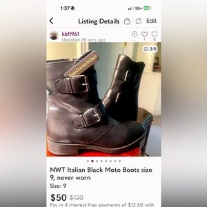 THANKSGIVING SPECIAL🙏🏻
 Moto Boots with Buckles and Trench Coat